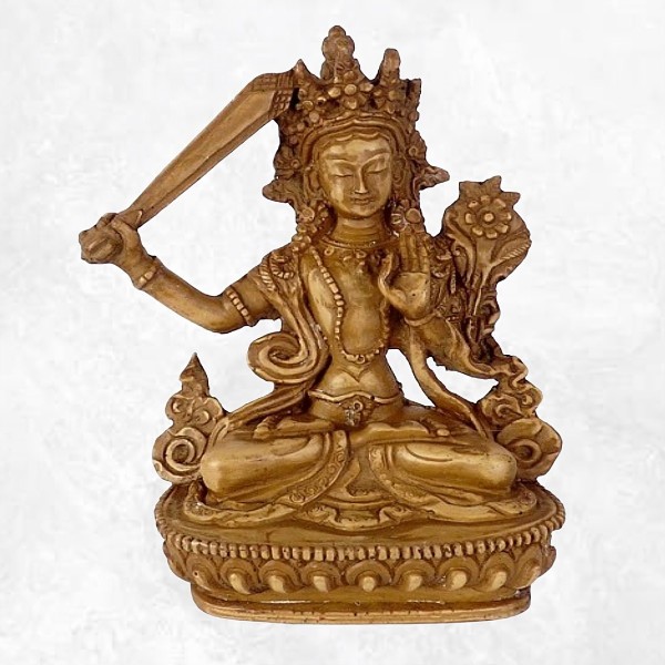 Statuette Manjushri grand modèle 20 cm