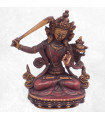 Statuette bouddhiste Manjushri 15 cm patine antique Statuettes Bouddhistes STAMAN5