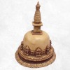 Stupa tibétain patine naturelle forme dôme 19 cm Objets rituels bouddhistes STUR2