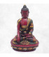 Statuette antique Bouddha Sakyamouni 20 cm Statuettes Bouddhistes STABM13