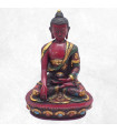 Statuette antique Bouddha Sakyamouni 20 cm Statuettes Bouddhistes STABM13