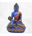 Statuette Bouddha de Médecine main au sol 14 cm Statuettes Bouddhistes BLUEB4