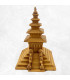 Stupa tibétain en résine naturelle, 17 cm, 500 g.