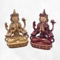 Statuette bouddhiste divinité Chenrezi 20 cm - Statuettes bouddhistes tibétaines artisanales