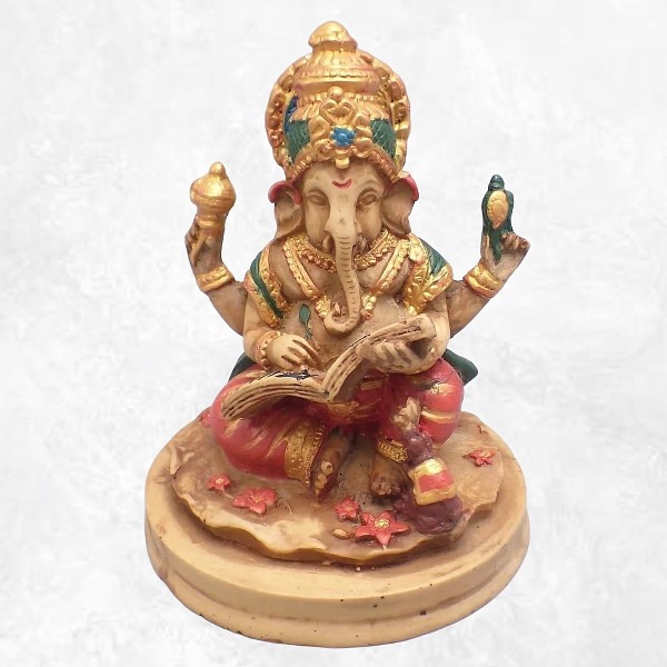 Statuette Ganesh enseignant 12 cm