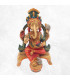 Statuette Ganesh rouge assis