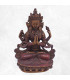 Statuette Chenrezi 4 bras patine antique 16 cm