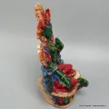 Statuette tibetaine bouddhiste Tara verte 15 cm peinte à la main - Artisanat - Statuettes bouddhistes tibétaines artisanales