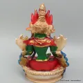 Statuette tibetaine bouddhiste Tara verte 15 cm peinte à la main - Artisanat - Statuettes bouddhistes tibétaines artisanales