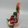 Statuette bouddhiste Tara verte 15 cm peinte à la main Statuettes Bouddhistes STATV1