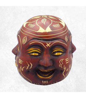 Statuette en résine Tête de Bouddha-eo