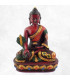 Statuette Bouddha peinte à la main