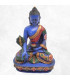 Bouddha de Médecine statuette peinte à la main 20 cm