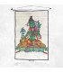 Tenture tibétaine en coton Tara Verte Tentures tibétaines Bouddha TENTRV1