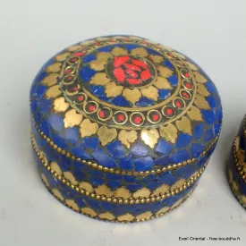 Boîte pour bijoux népalaise 3 tailles - Boîte à Bijoux tibétaine