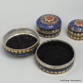 Boîte pour bijoux népalaise 3 tailles Boîte à Bijoux tibétaine BAT90.4