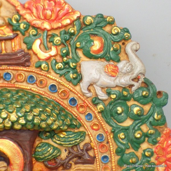 Décoration murale Mandala de Bouddha Tentures tibétaines Bouddha DMB2