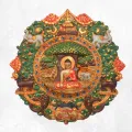 Décoration murale Mandala de Bouddha - Sculpture, tableau, masque mural bouddhiste