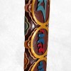 Sculpture bouddhiste verticale Om mani pedme houm Décoration tibétaine TABB5