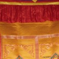Rare tenture bhoutanaise en soie Noeud san fin 