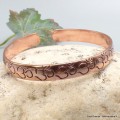 Bracelet tibétain en Cuivre symboles OM 