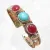 Bracelet tibétain tressé Turquoise Cornaline - Bracelets tibétains bouddhistes