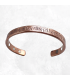 Bracelet cuivre magnétique artisanal et ajustable.