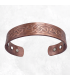 Bracelet cuivre magnétique, symbole celtique, 6 aimants.