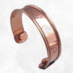 Bracelet magnétique 2 aimants 7 chakras