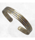 Bracelet tibétain 2 torsades cuivre et laiton