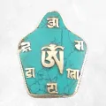Pendentif tibétain Ghau Om mani pedme hum - Pendentifs tibétains bouddhistes