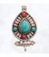Pendentif Bouddhiste Ghau poison forme goutte