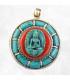 Pendentif tibétain Bouddha Ghau