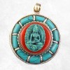 Pendentif tibétain Bouddha Ghau