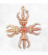Pendentif tibétain DOUBLE DORJE
