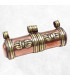 Pendentif tibétain tube avec dorjé