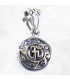 Petit pendentif tibétain argent Om Bijoux tibetains bouddhistes MB28