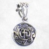 Petit pendentif tibétain argent Om Bijoux tibetains bouddhistes MB28