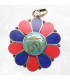 Pendentif tibétain fleur Om Tibétain