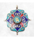 Pendentif bouddhiste Dorjé et Om