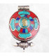 Pendentif bouddhiste ghau Kalachakra en Corail