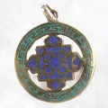 Bijou bouddhiste pendentif Dorje Vajra - Pendentifs tibétains bouddhistes