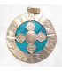 Bijou tibétain pendentif double dorje