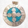 Bijou tibétain pendentif double dorje