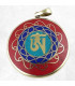 Pendentif bouddhiste réversible Om Tibétain