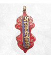 Pendentif bouddhiste Dordje Vajra – Bijou artisanal en métal et pierres