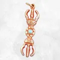 Pendentif tibétain VAJRA DORJE - Pendentifs tibétains bouddhistes