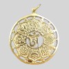 Pendentif tibétain en laiton Bijoux tibetains bouddhistes BHP40