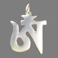Pendentif tibétain avec le symbole OM - Pendentifs tibétains bouddhistes
