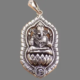 Pendentif Ganesh en métal - Pendentifs tibétains bouddhistes